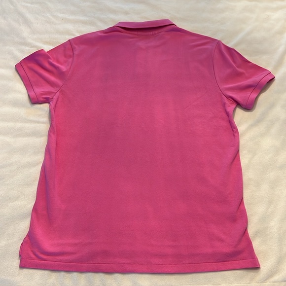 🎉Host Pick🎉Polo Ralph Lauren Men’s Hot Pink Custom Slim Fit Short Sleeve Large - Picture 3 of 10